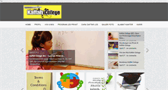 Desktop Screenshot of kaffahcollege.com