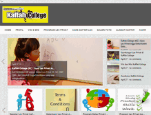 Tablet Screenshot of kaffahcollege.com